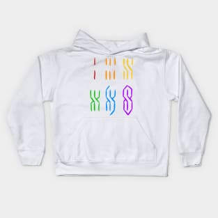 stussy s cool s 80s 90s drawing millennial pride edition! Kids Hoodie